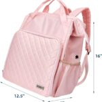 HOMEST Knitting Bag Backpack, Crochet Storage Organizer, Large Yarn Holder with Custom Front Pocket for Croche - view 6