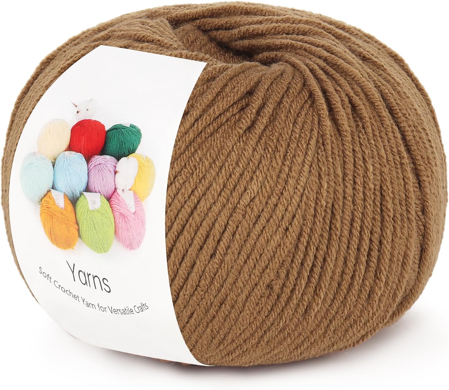 Katech Cotton Acrylic Blend Yarn for Crocheting-Crochet Yarn Set (Beige | 55% Cotton 45% Acrylic#3 DK (Light)- - view 16