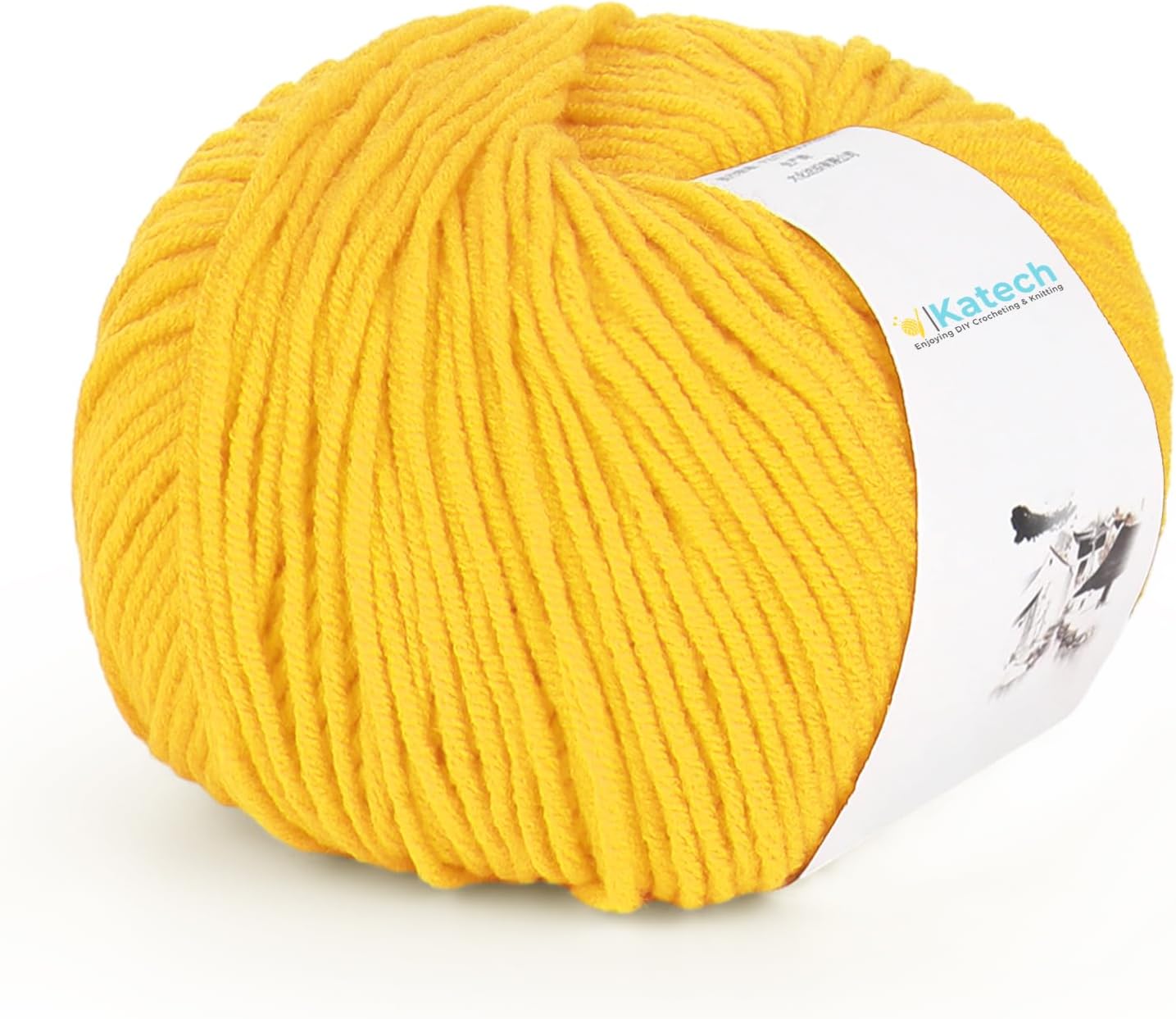 Katech Cotton Acrylic Blend Yarn for Crocheting-Crochet Yarn Set (Beige | 55% Cotton 45% Acrylic#3 DK (Light)- - view 13
