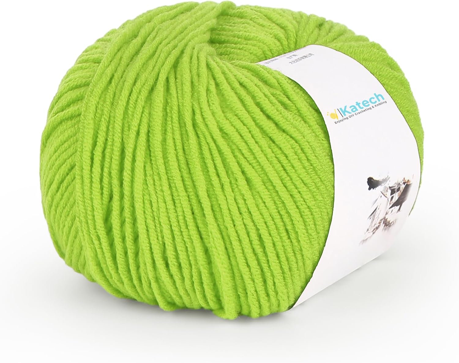 Katech Cotton Acrylic Blend Yarn for Crocheting-Crochet Yarn Set (Beige | 55% Cotton 45% Acrylic#3 DK (Light)- - view 12